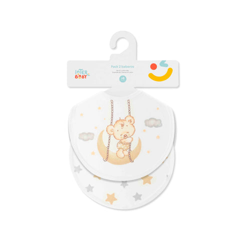Bavoir Ourson blanc