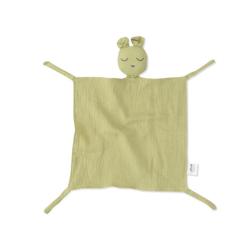 Doudou MOUSSELINE vert olive
