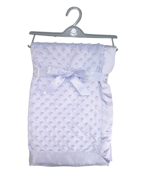 Coffret plaid et doudou - Bleu lavande