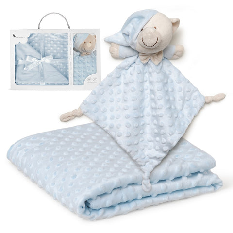 Coffret couverture et doudou - Bleu Azul