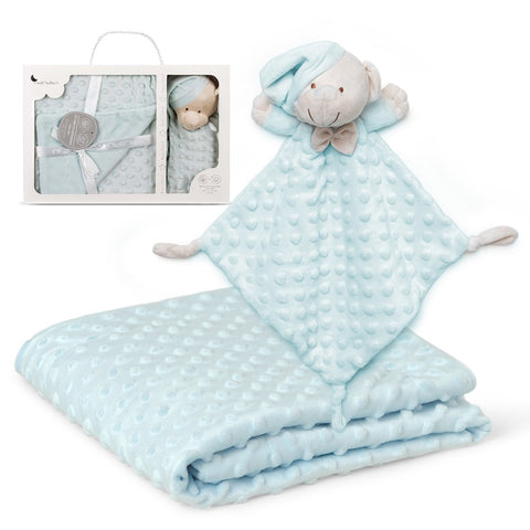 Coffret couverture et doudou - VERT MANTA