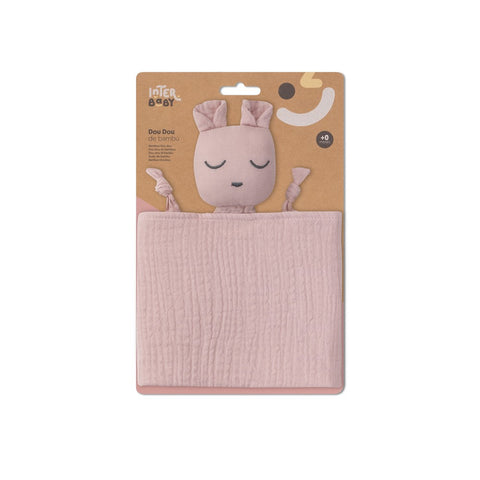 Doudou MOUSSELINE rose