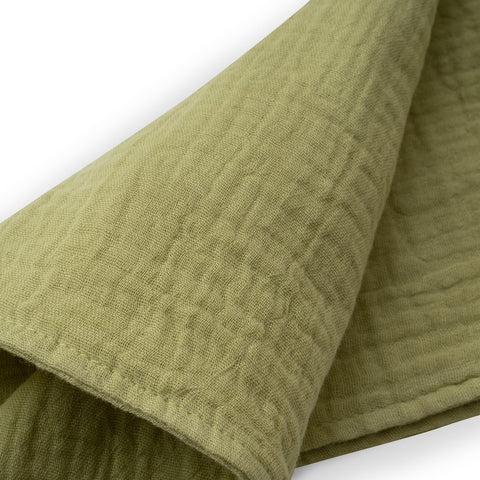 Doudou MOUSSELINE vert olive