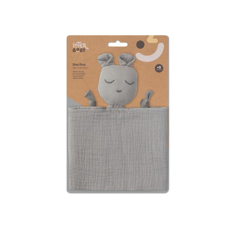 Doudou MOUSSELINE gris