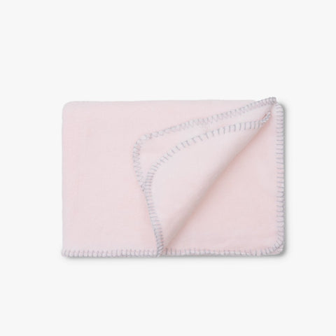 Couverture Ourson douce rose