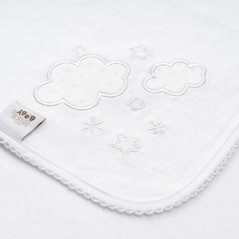 Plaid Lange nuage blanc