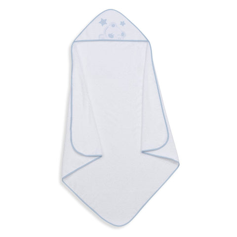 Cape de bain ourson - Bleue pastel