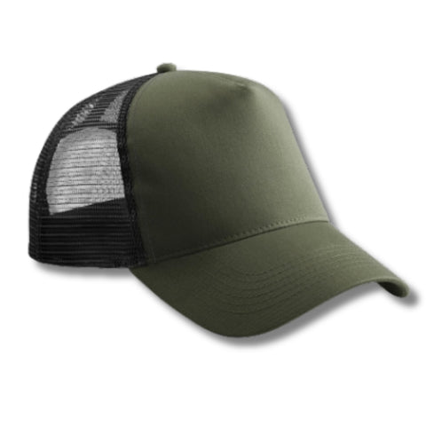 Casquette trucker verte