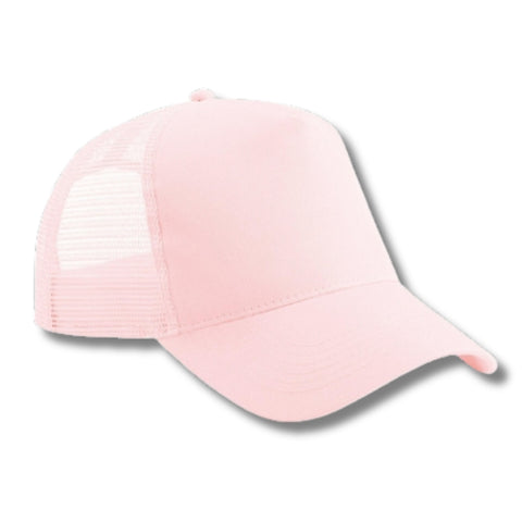 Casquette trucker rose