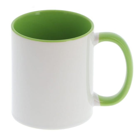 Mug blanc et vert