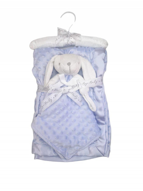 Coffret plaid et doudou - Bleu lavande